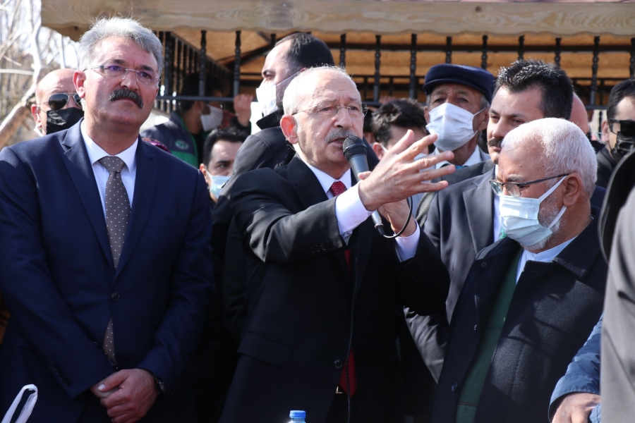 CHP Genel Başkanı Kılıçdaroğlu Aksaray Yeşiltepe de Halka Hitap Etti