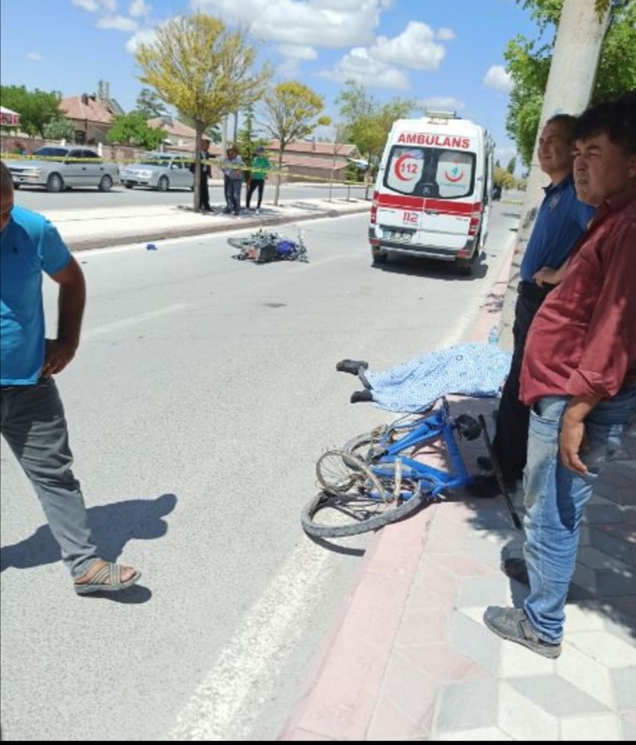 Aksaray’da motosiklet kazası: 1 ölü 