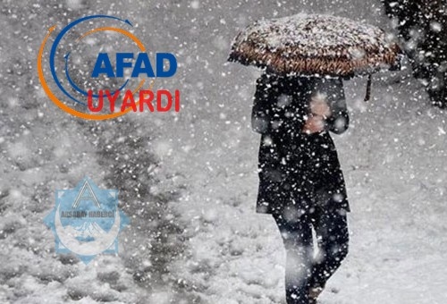 AFAD Tarafından Bölgemizi İlgilendiren Kar Ve Don Uyarısı Yapıldı