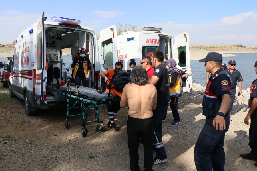 Aksaray Mamasın Barajında iki kişi boğularak can verdi 