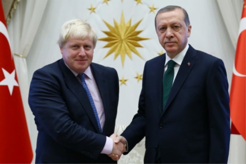 Cumhurbaşkanı Erdoğan, Johnson ile görüştü