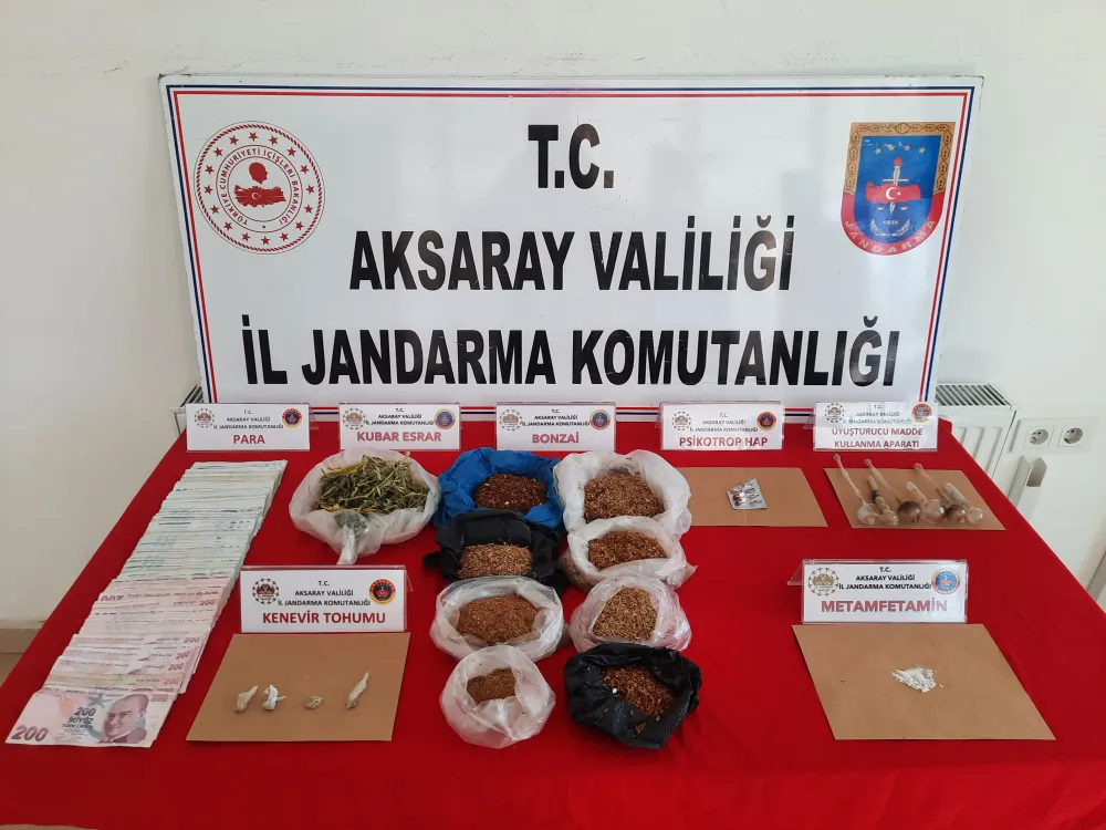 Aksaray’da Jandarmanın Yaptığı Operasyonla Uyuşturucu Taciri 1 Kişi Yakalandı