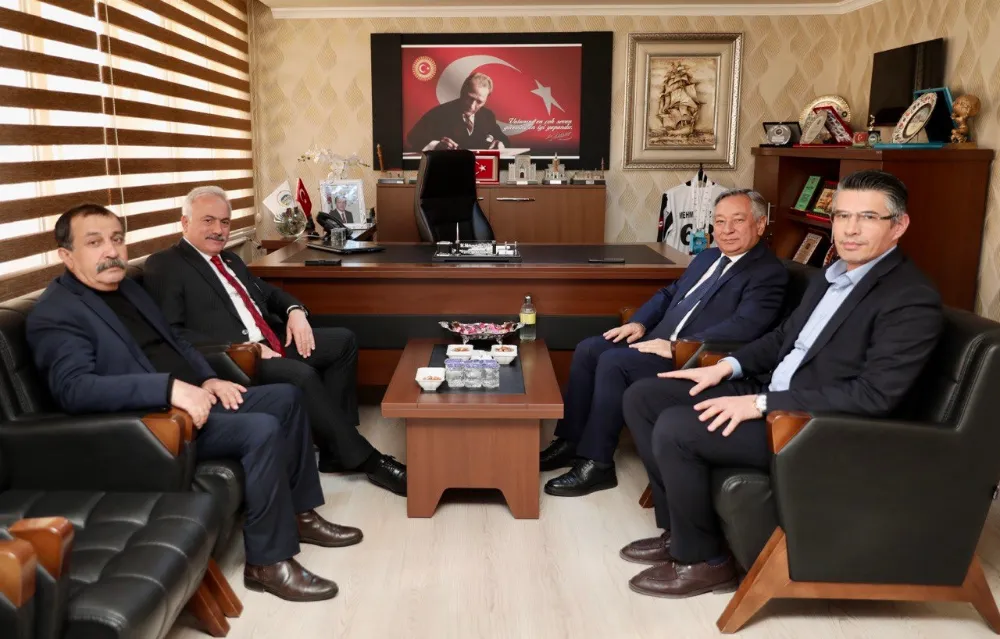 Vali Mehmet Ali Kumbuzoğlu’ndan İGM Başkanlığına iade-i ziyaret