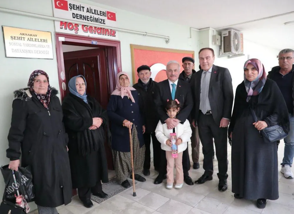 Aksaray Valisi Mehmet Ali Kumbuzoğlu, Şehit ve Gazi Derneklerini Ziyaret Etti