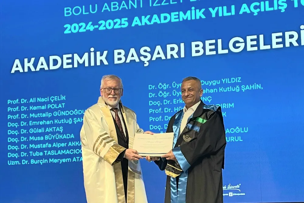 Aksaray’ın Gururu Prof. Dr. Himmet Karadal, BAİBÜ’de Başarı Belgesi ile Onurlandırıldı