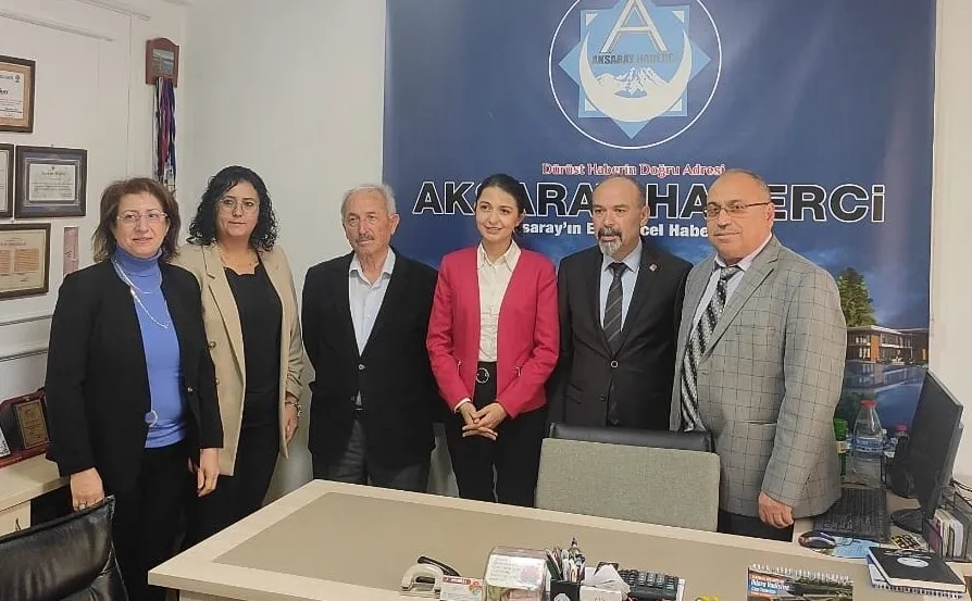 CHP Aksaray Belediye Başkan Adayı Pelin Yıldırım Demir’den Gazetemize Ziyaret 
