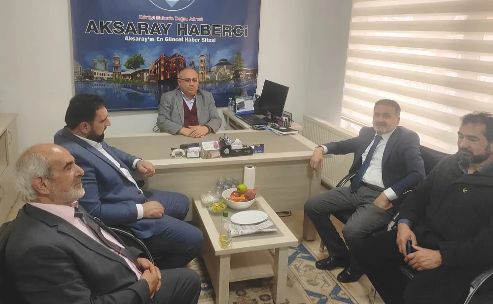 Yeniden Refah Partisi Belediye Başkan Adayı Salim İçli ve Beraberindeki Heyet Gazetemizi Ziyaret Etti