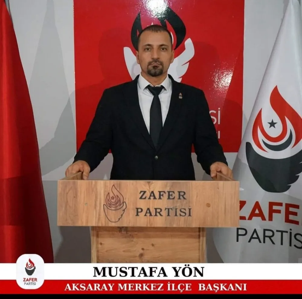 Aksaray Zafer Partisi İlçe Başkanlığına Av. Mustafa Yön Atandı 