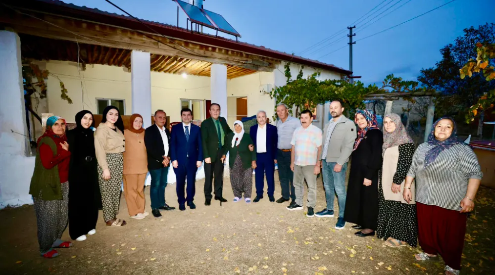 Vali Kumbuzoğlu ve Kaymakam Karatepe’den Şehit Ailesine Ziyaret