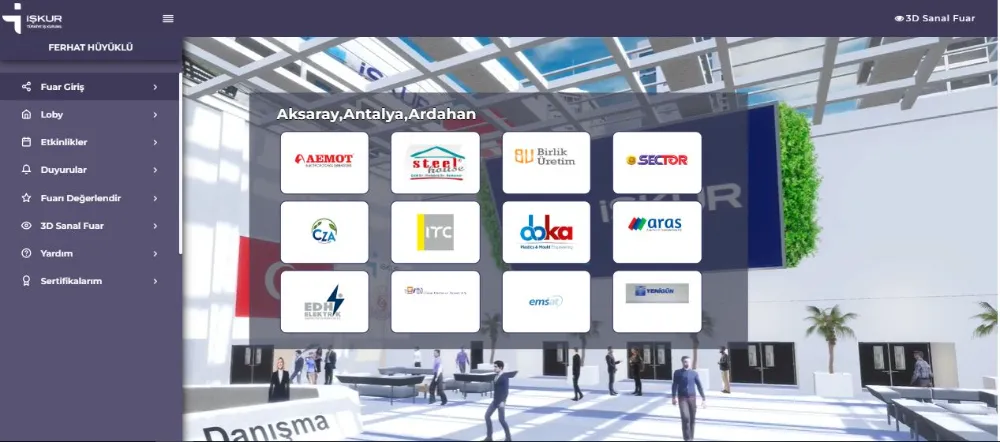 AKSARAY’DA SANAL İSTİHDAM FUARINA YOĞUN İLGİ