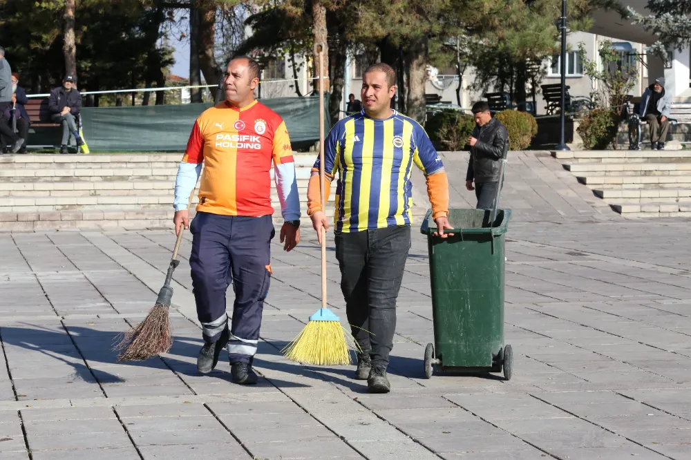 AKSARAY BELEDİYESİ’NDEN DERBİ ÖNCESİ ÖRNEK DOSTLUK MESAJI