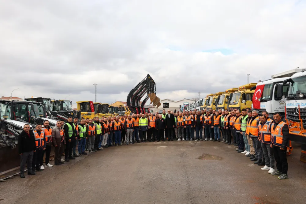 Aksaray Valisi Kumbuzoğlu’ndan Kış Hazırlıkları İncelemesi: “Yoğun Kar Yağacakmış Gibi Hazır Olun”