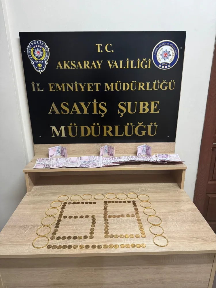 Aksaray’da Dolandırıcı Şahıs Yakalandı: 5,5 Milyon TL Değerinde Ziynet Eşyası Ele Geçirildi