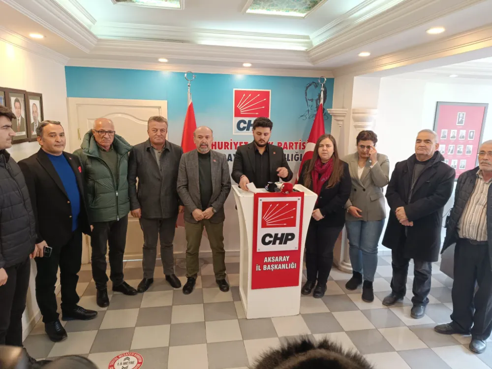 CHP Aksaray Gençlik Kolları’ndan Teğmenlerin İhracına Sert Tepki