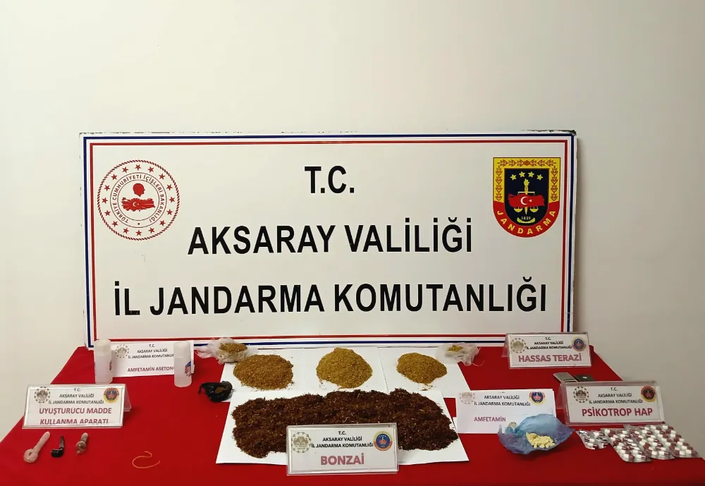 AKSARAY’DA UYUŞTURUCU OPERASYONU: 1 KİŞİ TUTUKLANDI