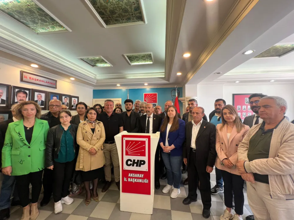 CHP Aksaray İl Başkanı Bilal Özdemir’den Sert Tepki: 
