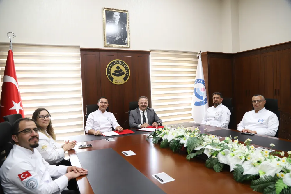 Aksaray Üniversitesi ile Türkiye Gastronomi Federasyonu Arasında İş Birliği Protokolü İmzalandı