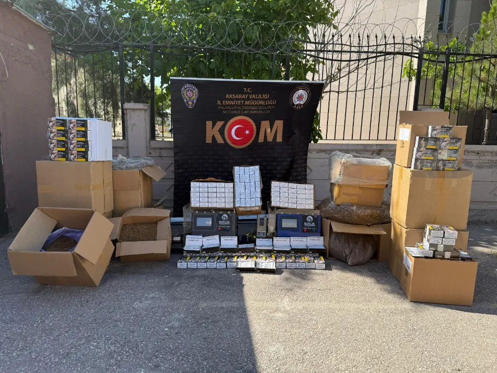 Aksaray’da Kaçakçılığa Darbe: 8 Şüpheli Hakkında Adli İşlem
