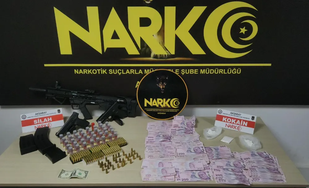 Aksaray’da Uyuşturucu Operasyonu: Çok Sayıda Silah ve Uyuşturucu Ele Geçirildi