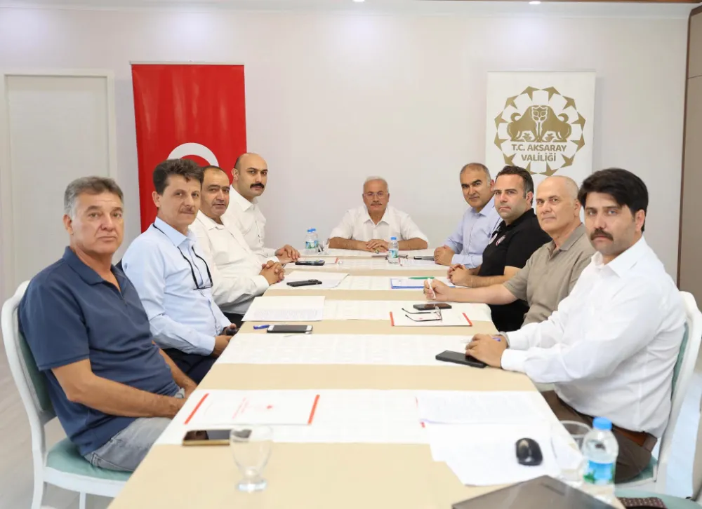 Aksaray’da Toprak Koruma Kurulu Toplantısı Gerçekleştirildi