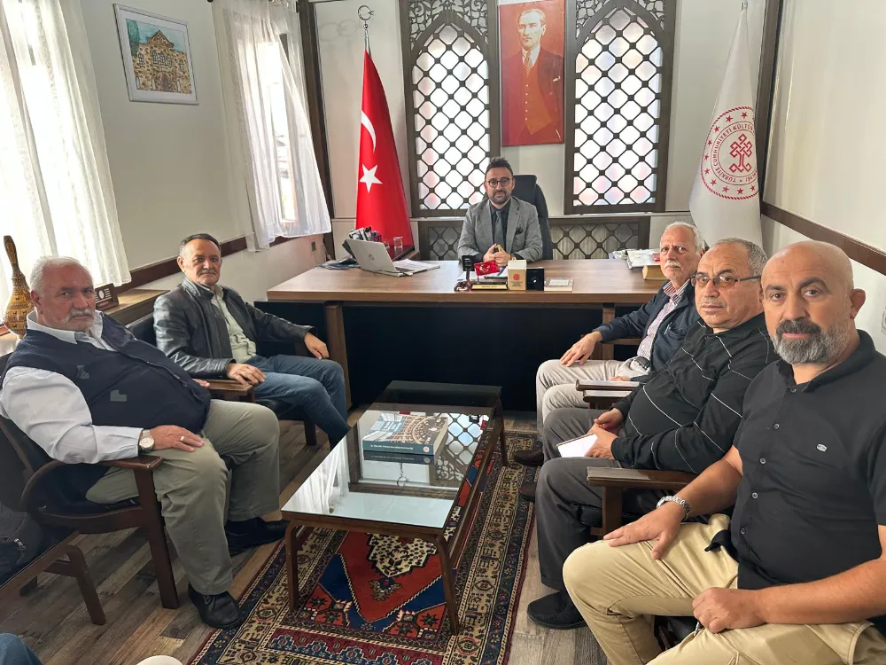GAZETECİLERDEN KÜLTÜR TURİM İL  MÜDÜRÜNE HAYIRLI OLSUN ZİYARETİ