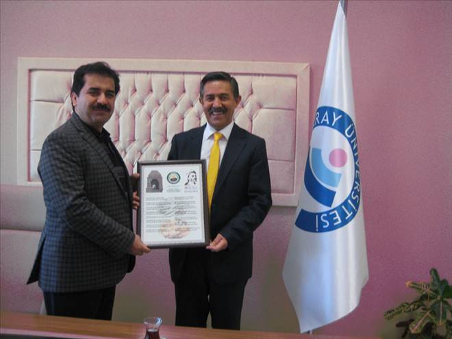 Ortaköylüler Derneğinden Prof. Mehmet Bahaüddin Varol'a nezaket ziyareti.