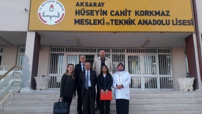 Sağlık lisesine beyaz bayrak ödülü verildi