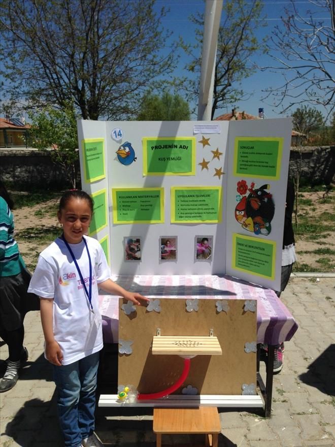 Akin Köyünde TÜBİTAK Bilim fuarı açıldı