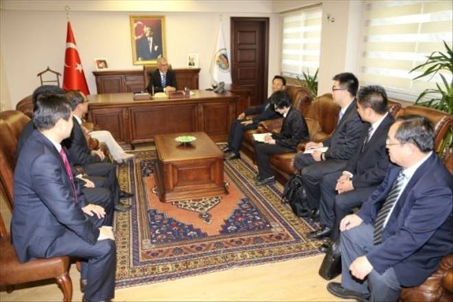 Çin Büyükelçisinden Vali Ataklı'yı Ziyaret Etti
