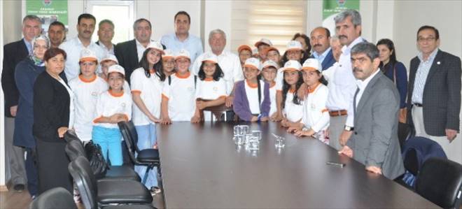 Aksaray'da Minik Öğrenciler Tarım Alanında Bilgilendirildi