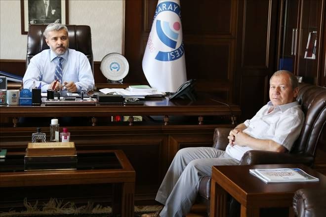 İşadamı Altuntaş´tan Rektör Şahin´e İade-i Ziyaret