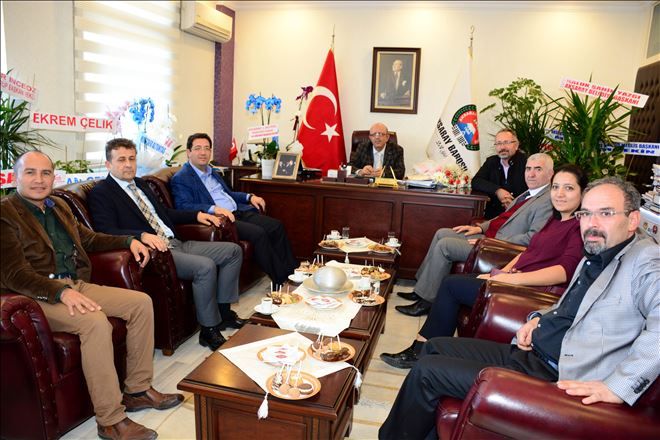 Başkan Yazgı´dan Aksaray Barosu Yönetimine Hayırlı Olsun Ziyareti