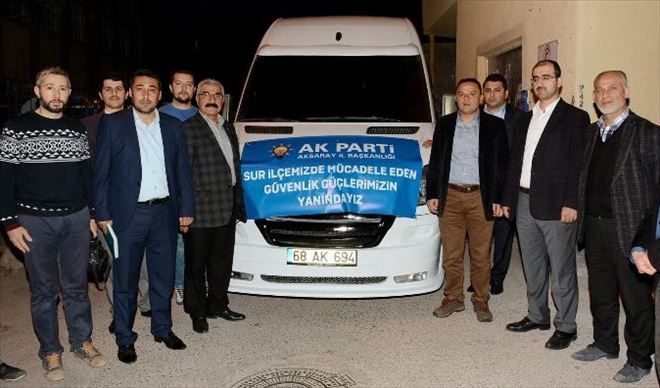 Aksaray Ak Parti´den Sur´daki Güvenlik Güçlerine Moral Hediyesi