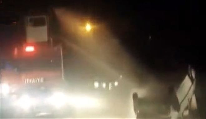 Demirci Kasabasında Kaza; 1 kişi hayatını kaybetti.