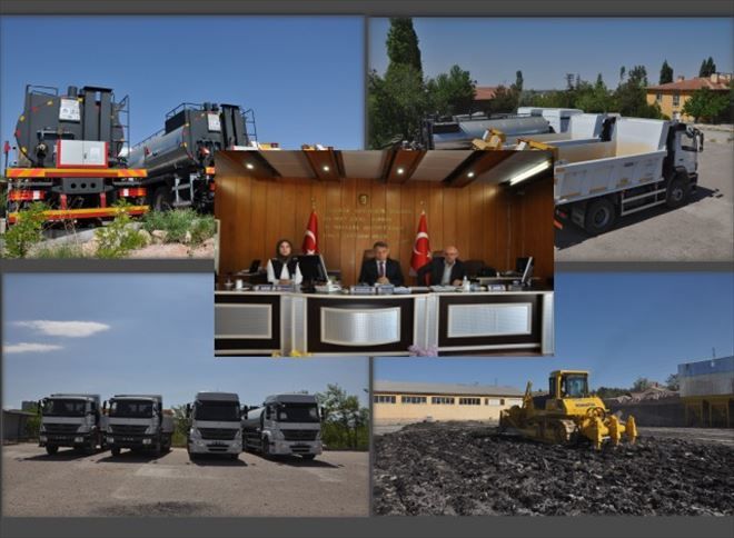 İl Özel İdare´ye Yeni İş Makineleri Alındı