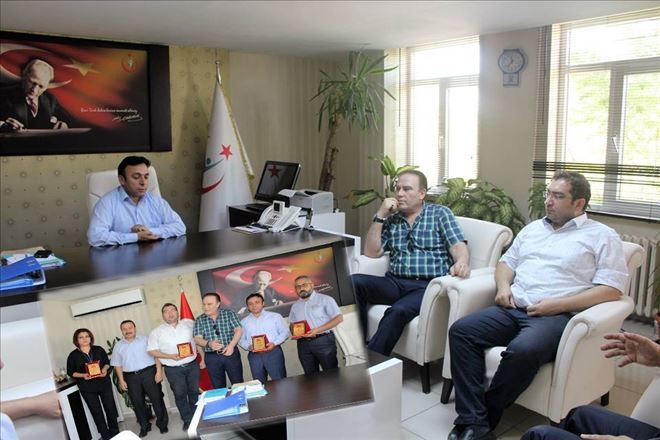 Hüseyin Koçak Hastane Genel Sekreteri´ne Teşekkür ziyaretinde bulundu.