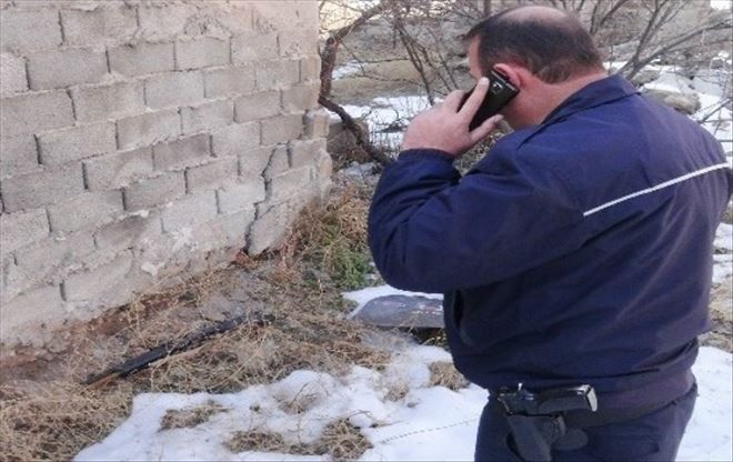 Boş arazide bulunan tüfek paniğe neden oldu