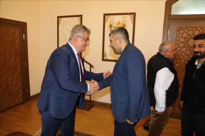 Aksaray İnternet Gazeteciler Cemiyeti Vali Pekmezi Ziyaret Etti