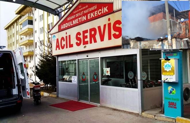 Korkutan Yangında bir çocuk yaralandı