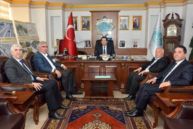 MHP İl Başkanı Ramazan Kaşlı´dan Başkan Yazgı´ya Ziyaret