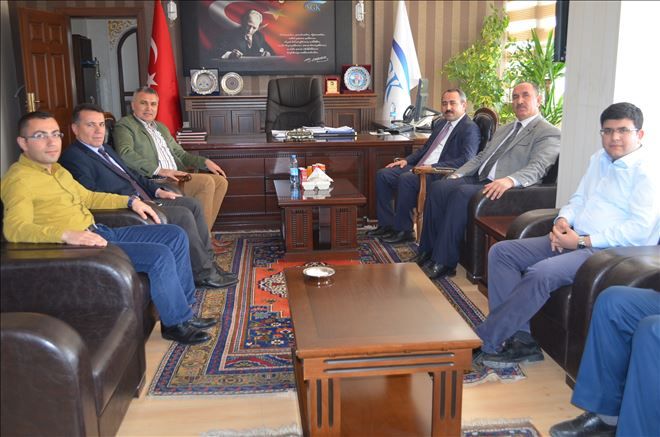 Ünalan´dan SGK Müdürü Bilal Akgün´e Nezaket Ziyareti