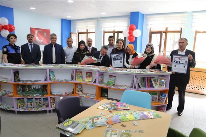 İl Emniyet Müdürlüğü Tarafından Yaptırılan Kütüphanelerin Açılışı Yapıldı
