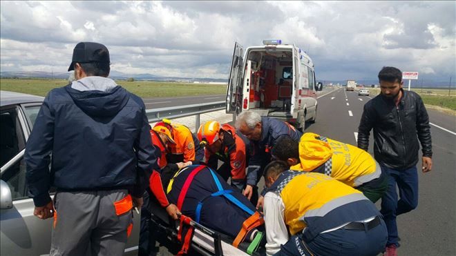 Aksaray´da trafik kazası: 2 yaralı