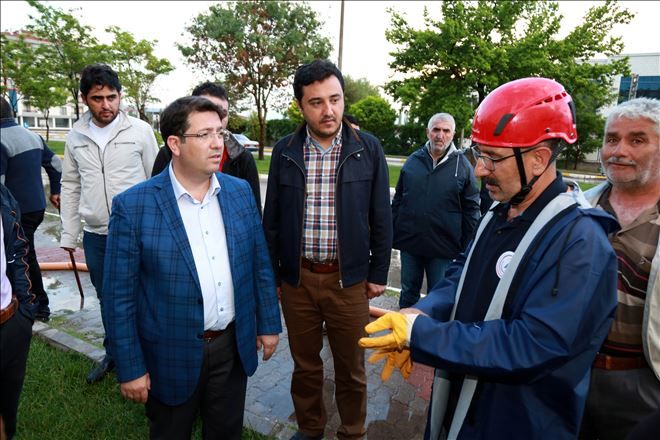 Başkan Yazgı, 250 Kişilik Ekiple Sahaya İndi