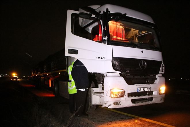 Aksaray´da trafik kazası: 1 ölü, 1 yaralı