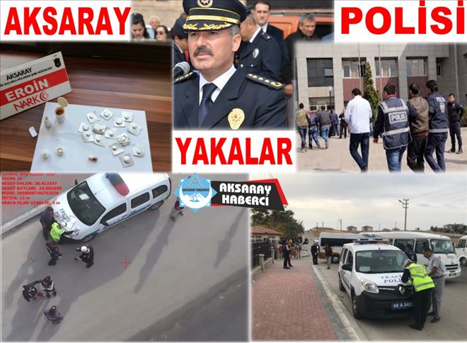Aksaray Emniyet Müdürlüğü Ekim Ayı Raporu Yayınladı