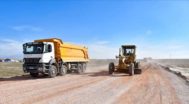 Yeni Cezaevi İçin Yol Yapım Sürüyor