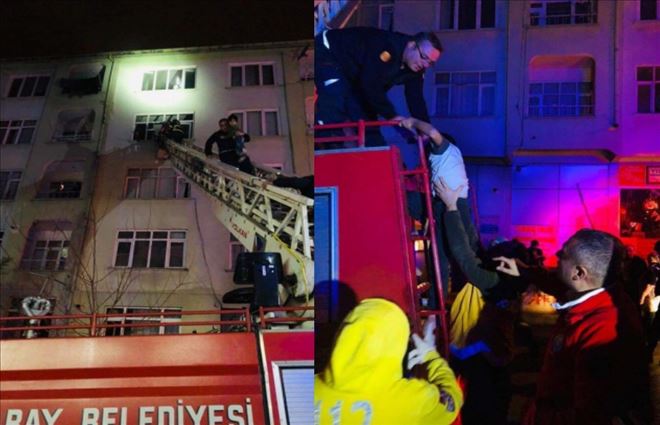 Yangından Etkilenen 32 Kişi Hastanelere Nakledildi