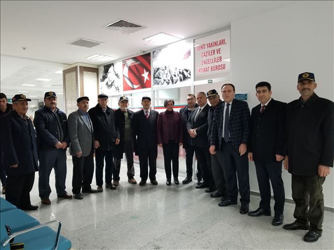 Aksaray Eğitim ve Araştırma Hastanesi´nde ?Şehit Yakınları, Gaziler ve Engelliler İrtibat Bürosu´´ açıldı.
