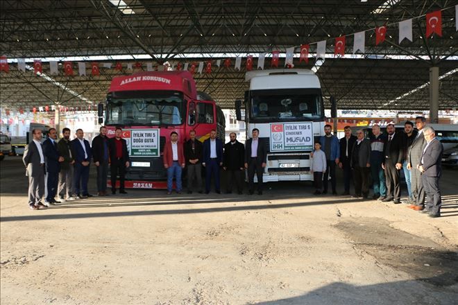 Aksaray MÜSİAD ve İHH´a Aracılığı ile Suriye´ye 2 TIR Patates Gönderildi